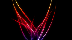 Colored thorn colorful simple