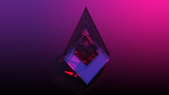 colorful abstract geometry purple justin maller gradient Facets