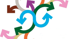 Colorful arrows abstract