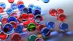 Colorful balls abstract