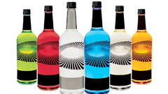 Colorful bottles abstract