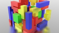 Colorful Bricks Toys abstract