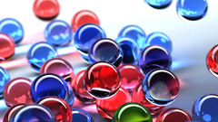 Colorful bubbles abstract