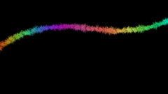 colorful lines abstract artwork Minimalism digital art