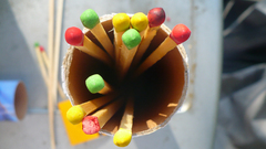 Colorful matchsticks