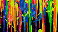 colorful painting paint splatter