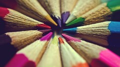 colorful Pencils macro