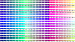 Colorful rainbows html