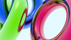 Colorful rings shapes