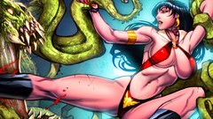 Colors artwork Vampirella