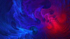 Colors fractal blue pink