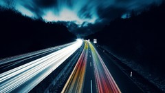 Colors Highways long exposure