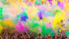 Colors multicolor artwork Holi