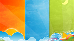 Colors red blue Green