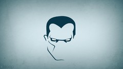 Colossus X-Men blue background superheroes minimalistic blo0p
