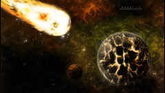 Comet Art negative fantasy