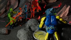 comic art Toys action figures blue