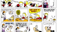 Comic strip funny calvin and hobbes 1985