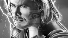 Comics drawings fan art thor superheroes Thor (movie)