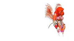 Comics girls Simple Background