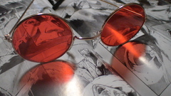 Comics glasses selective coloring