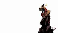 Comics Hellboy Simple Background