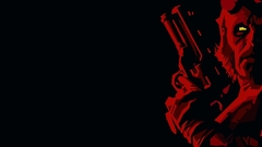 Comics Hellboy yellow eyes