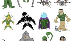 Comics little superheroes villains