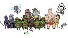 Comics little turtles Tartarugas Ninjas