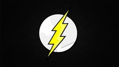 Comics logos dc comics minimalistic the flash Flash (superhero)