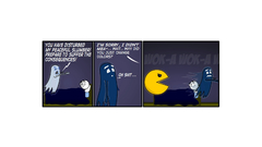 Comics pac-man comic strip