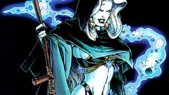 Comics scythe Lady Death