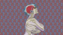 Comics skeletons zombies anatomy brains izombie comics girls 