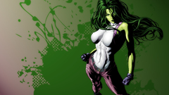 Comics superheroes artwork she-hulk