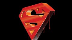 Comics superman blood logos