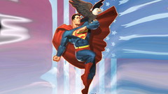 Comics superman cartoon superhero