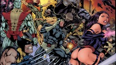 Comics X-Men wolverine psylocke