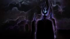 Coming abstract evil flames