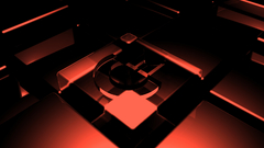 Commodore olden red abstract