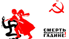 Communism death poster Soviet