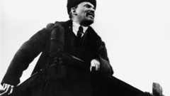 Communism Lenin USSR grayscale