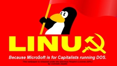 Communism red Linux tux