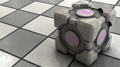 Companion Cube 3d Portal