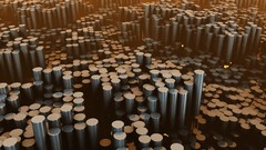 Computer graphics minimalistic cgi