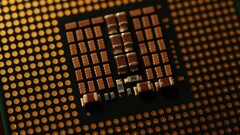 computer Technology Hi-tech circuits capacitors processor