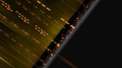 Computers binary amber