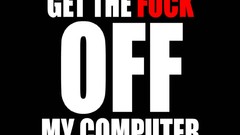 Computers black background funny