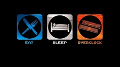 Computers geek funny minimalistic vectors nerd overclock