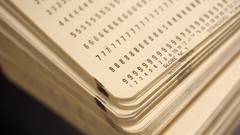 Computers history card punch