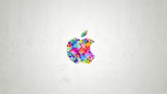 Computers multicolor minimalistic apple inc